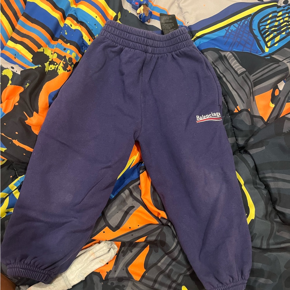 Balenciaga Purple Sweatpants Athletic Leisurewear